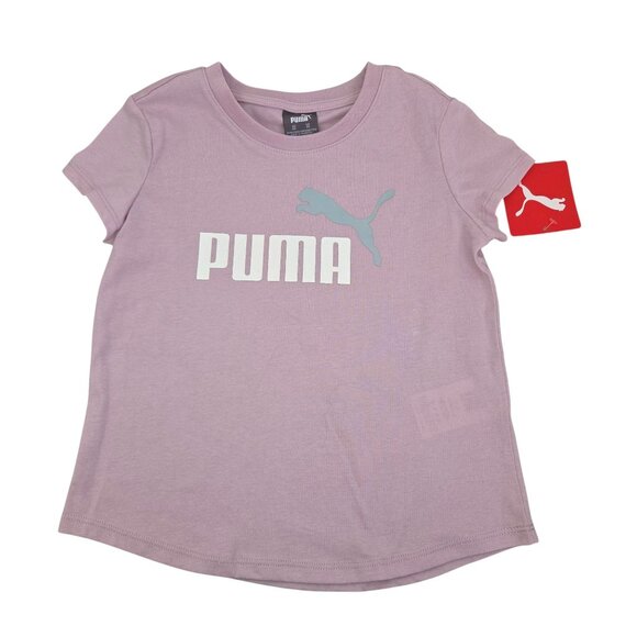 Puma Girls 2-Piece Jersey T-Shirt & Skort Set 6X Pink & Blue 4164 - Picture 2 of 15